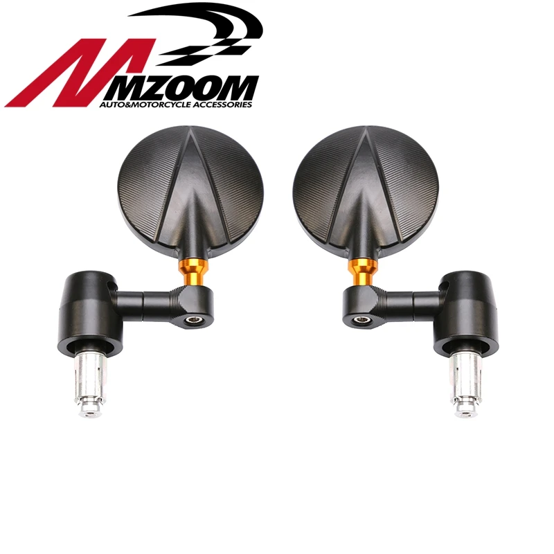 Бесплатная доставка mzoom Новый Spy R80 Бар Конец мотоцикл Задняя сторона зеркало для