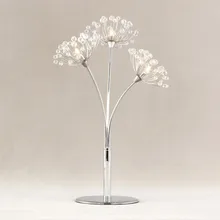 Современный скандинавский светодиодный хрустальный абажур для настольной лампы Гостиная Спальня прикроватный офисный обеденный стол светильник декоративный Домашний Светильник ing110-220V