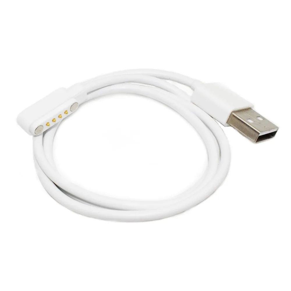 Microwear H1 Смарт-часы Зарядное устройство USB зарядный кабель Android IOS фитнес-трекер наручные часы Белый Магнитный порт