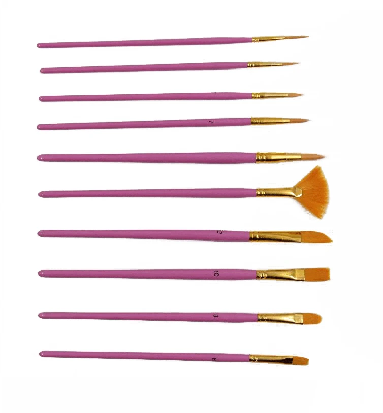 band With pen package Palette High-quality nylon hair multi-shape pen head 13 pcs/se of acrylic oil brushes for art and painting