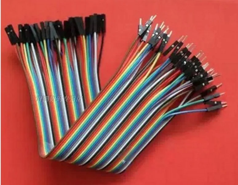 High quanlity 80pcs 2 Row 1Lot colorful Dupont Cable 20cm 2 54mm 1pin 1p 1p Female