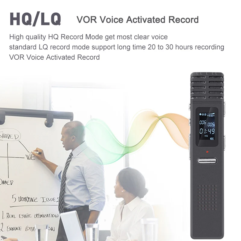 Noyazu оригинальный X1 8 Гб Диктофон Голосовой активации Запись WAV HQ цифровой аудио