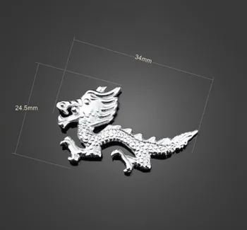 

200pcs Silver Alloy Female Dragon Charms Pendants -DIY Findings Necklace Bracelet Metal Fashion Bags Accessories 34mm X 24.5mm