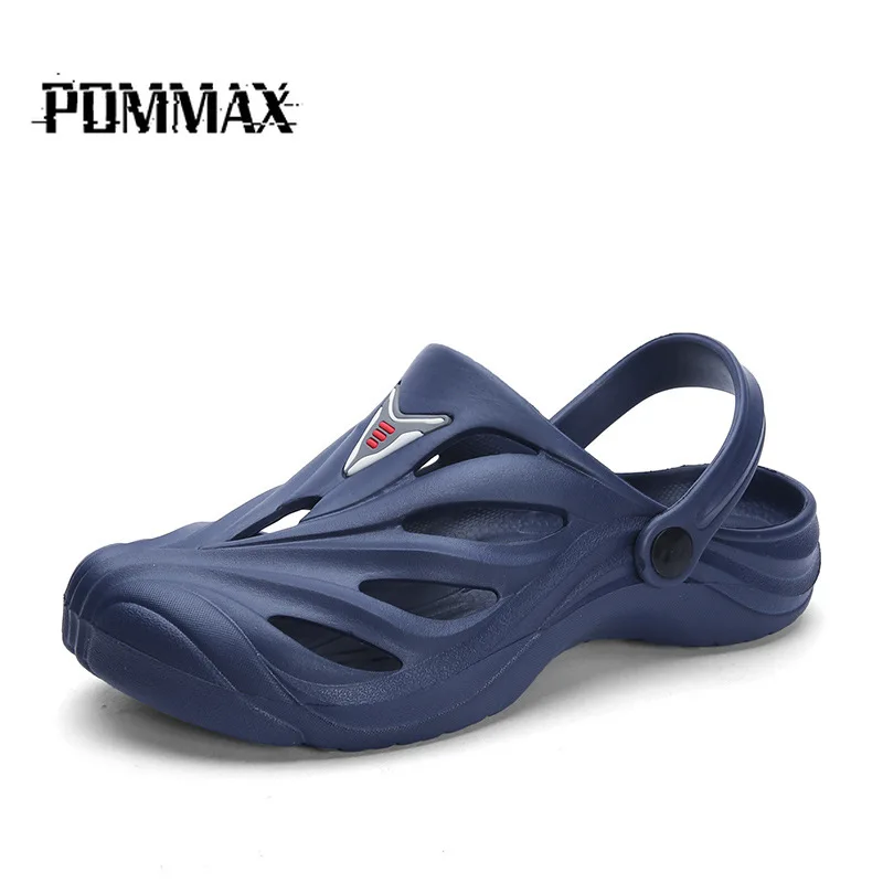 Men Outdoor Shoes Closed Toe Slip-on Shoes Walking Beach Crocs-shoes Summer Beach Sandalias Crocs Shoes