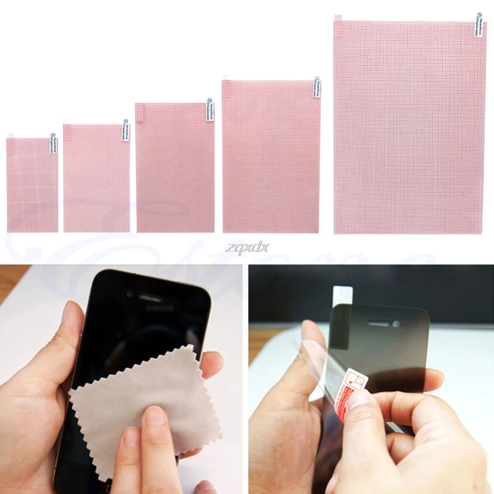 

Novelty 6"-10" 2pcs LCD Screen Protector DIY Guard Film Cover For Phone Tablet Z07 Drop ship