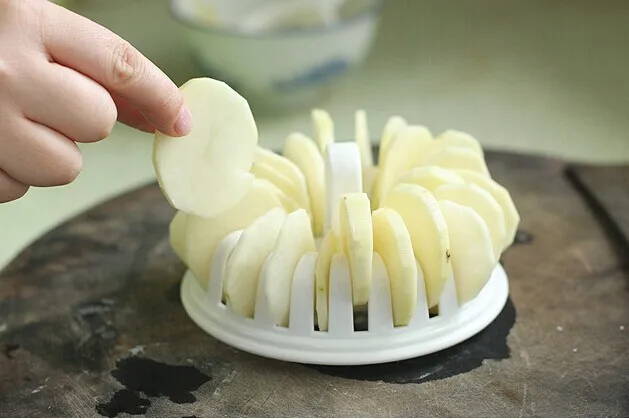 Korean Microwave Oven Baked Potato Chips Chipper Barbecue Potato Slices Roaster