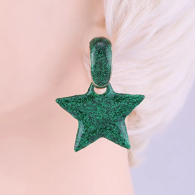 Earrings Green