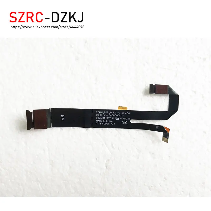 

Новый оригинальный FPR кабель считывания отпечатков пальцев SCR FPC кабель для Thinkpad T480S DA30000L110 01LX987