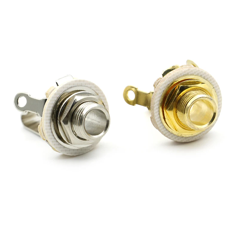 6.35mm Electric Guitar Bass Audio Part 6.35mm Mono Input Jack Socket