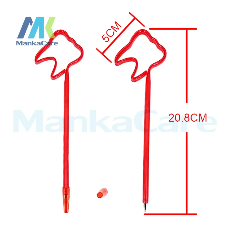 10 шт. креативный стоматологический подарок шариковая ручка стоматологическая клиника, в форме зуба шариковые ручки несколько цветов