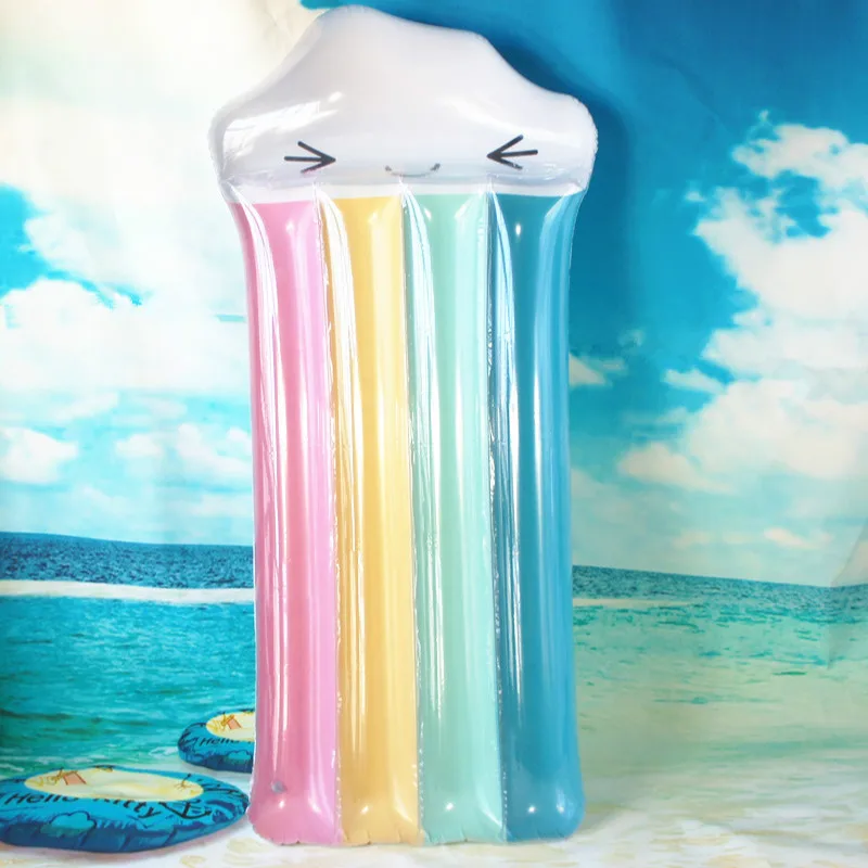 

DMAR 180cm Inflatable Giant Pool Float Mattress Toys clouds waves Beach Water Swimming Ring Lifebuoy Sea Party