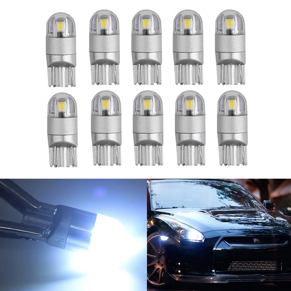 T10 2SMD 3030 светодиодный W5W 2825 194 192 921 WY5W Автомобильный Клин лампа автомобиля белого и