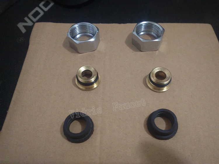 acessórios para torneira, chuveiro, montagem, porca de montagem, válvula de mistura
