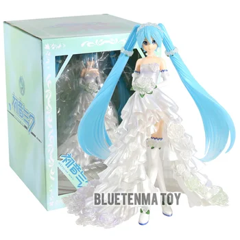 

Hatsune Miku Full dress Wedding Dress Ver 1/7 Scale PVC Action Figure Collectible Model Toy