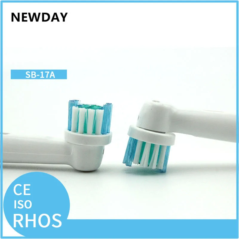 Newday 8 шт./лот, сменные электрические насадки для зубных щеток для гигиены полости рта, чистый 3D эксель/Vitality Precision Clean SB-17A