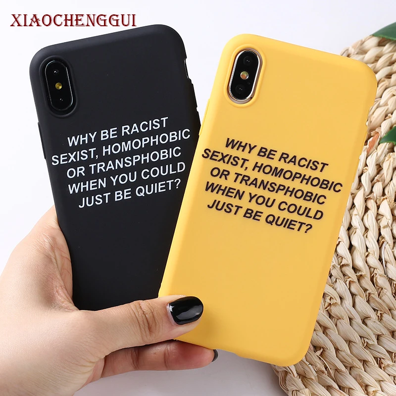 

For iphone x xs case Cartoon Color Back Cover Funny Letter Quote Soft silicone Case For iPhone 7 8 6 6s Plus 6 6S 5S Max case