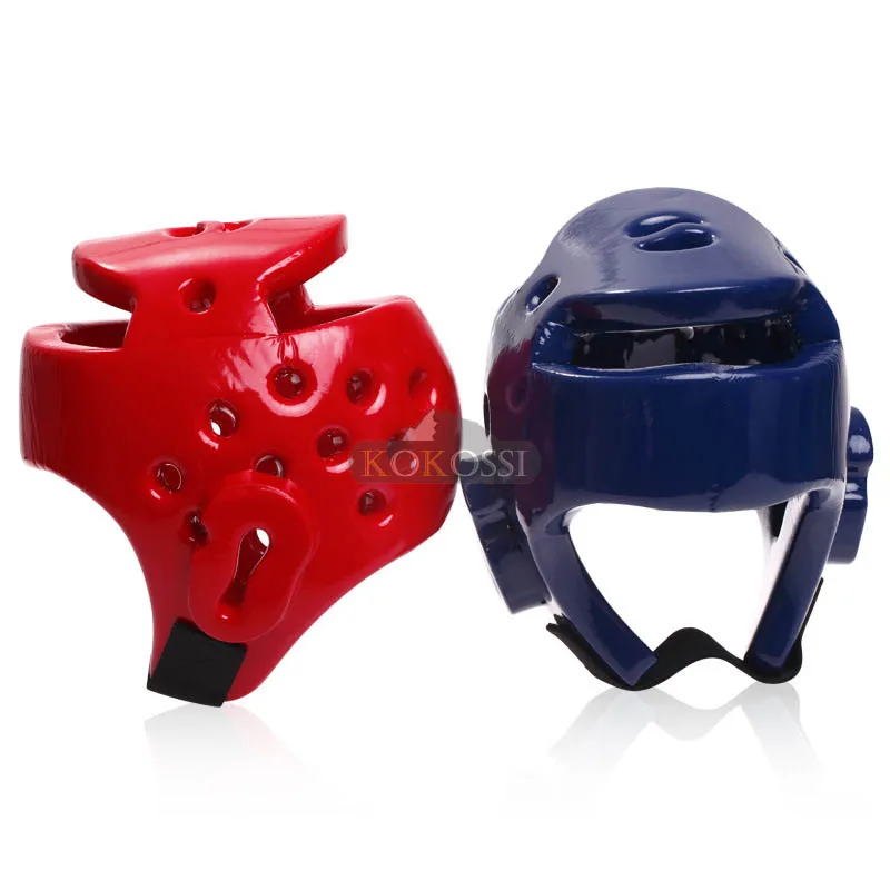 Online New Sanda Karate Muay Thai Boxeo Taekwondo Boxing Helmet Training Helmet for Kids Adults Men Women Blue Red W8036
