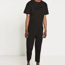 28-40 Горячая Весна Мужская Новая мода Досуг Свободные Комбинезоны костюм с короткими рукавами