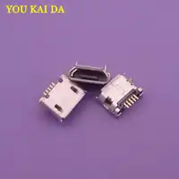 1000 stks/partij 5pin micro mini usb connector charing port socket jack v8 poort plug dock voor mobiele telefoon mobiele/ smart telefoon