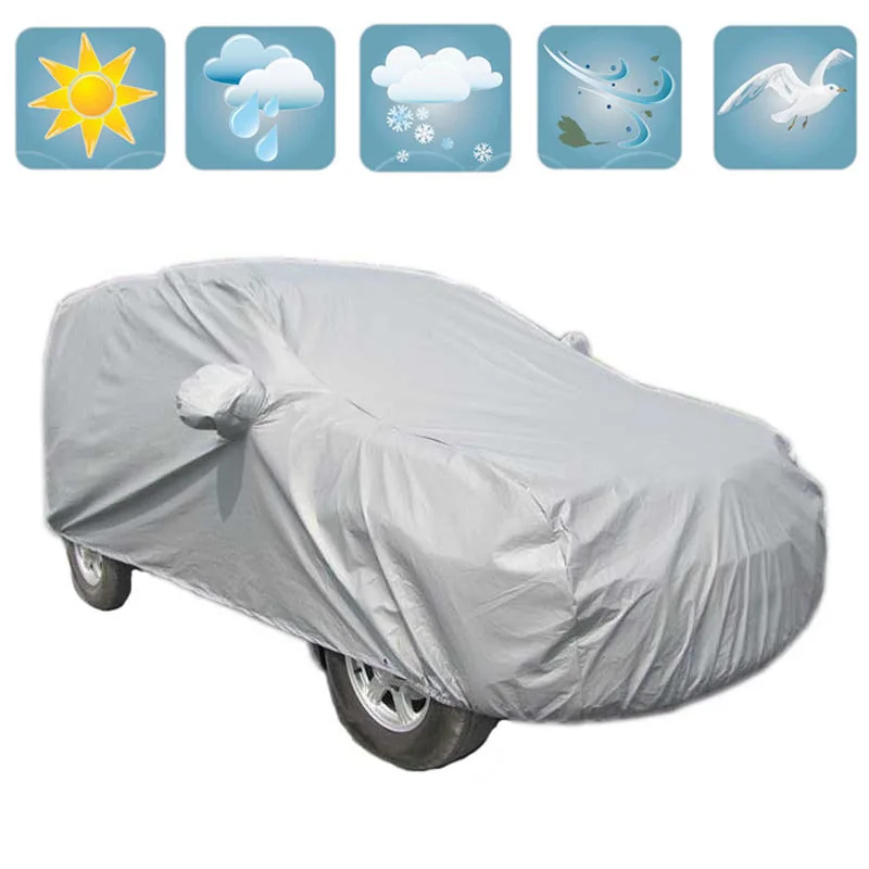 Universal SUV Car Covers Outdoor Sunshade Waterproof Dustproof Anti UV Scratch Resistant Snow Cover font b
