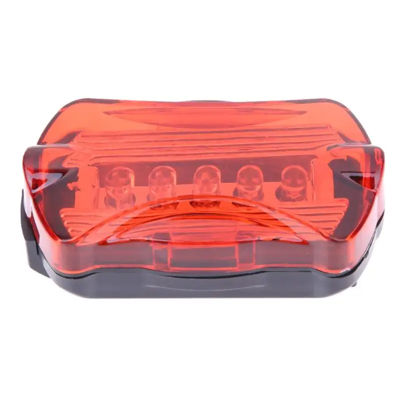 Discount Super Bright Bicycle LED Rear Lamp Tail Back Light 6 Flash Modes Waterproof Powered By AAA Battery High Quality 10