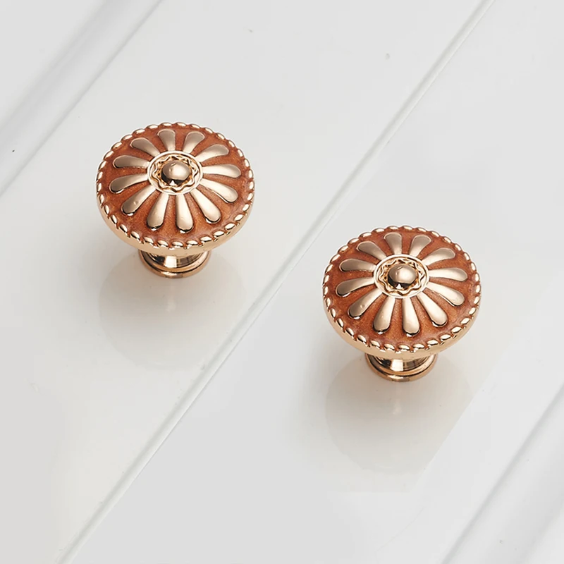 

Amber Red Zinc Alloy Cabinet Drawer Knob Kitchen Pull Handle Door Wardrobe Hardware 10 PCS/lot