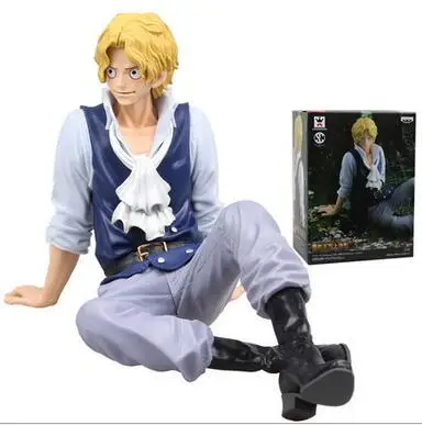 

NEW hot 10cm One Piece Sabo Sitting posture Action figure toys collection doll Christmas gift with box