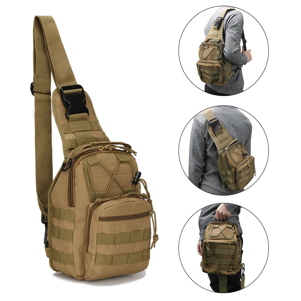 

BORUiT Outdoor Sports Bag Shoulder Military Camping Hiking Bag Tactical Backpack Utility Camping Travel Hiking Trekking Bag
