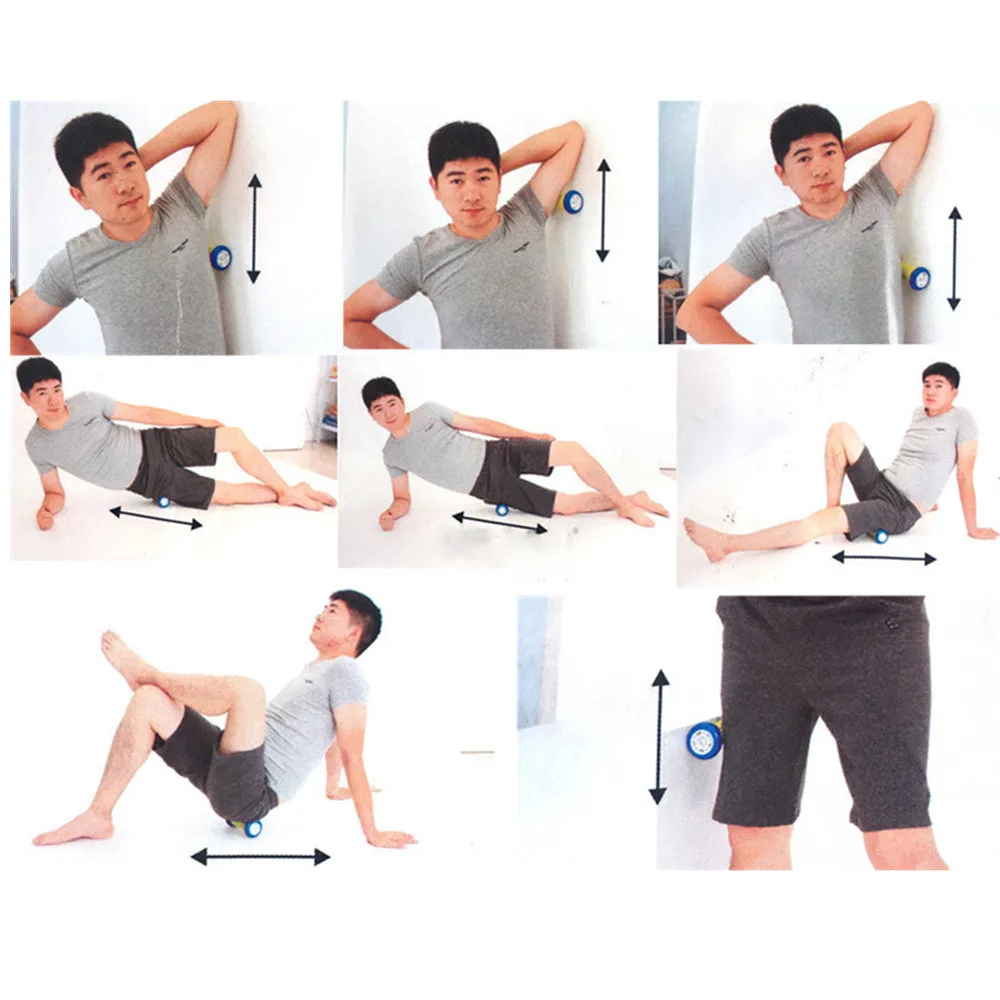Йога массажный ролик для массажа ног-Идеальный Массажер для облегчения боли ног-массажер для каблуки Шпоры ног релаксационный ролик