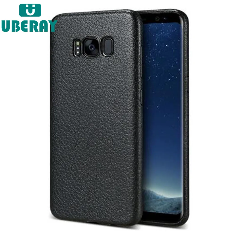 Ультратонкий чехол из ТПУ для Samsung Galaxy S9 S8 роскошные кожаные чехлы с рисунком Note8