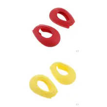 6 пар силиконовое покрытие для уха окрашивание для волос козырек для защиты ушей колпачок защита для ушей салонные Фены утюжки для волос козырек для защиты ушей s