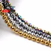 Perles en pierre hématite naturelle pour la fabrication de bijoux, 4 couleurs, 3, 4, 6, 8, 10mm ► Photo 2/6