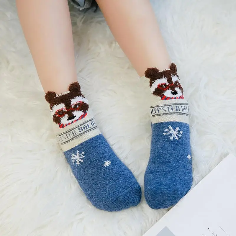 5 пар/набор одежда для малышей для девочек милые хлопковые носки с ручками с мультипликационным животным принтом No Show НЧ носки для маленьких мальчиков для детей