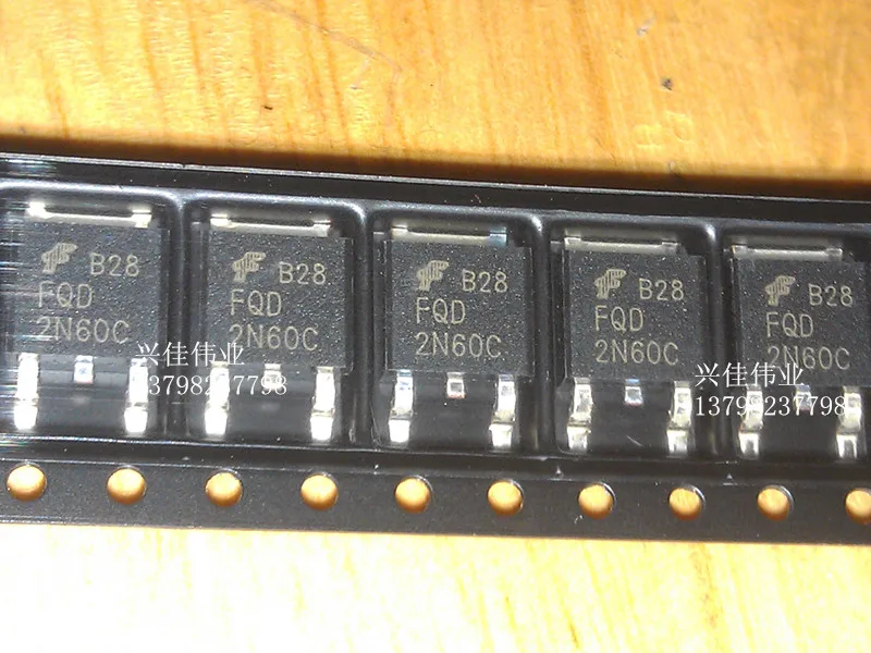 New FQD2N60C 2N60C 600V 1.9A MOSFET TO 252-in Integrated Circuits from ...
