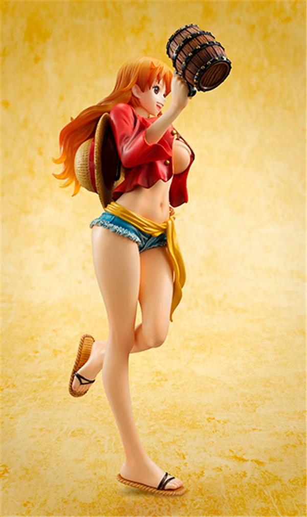 Аниме One Piece DXF Nami POP экшн фигурка нами коллекционная игрушка 22 см цельная