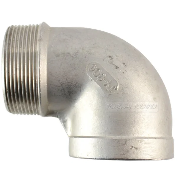 1/2"Female BSPT 90 Degree Elbow Threaded Pipe Fitting Stainless Steel 304 