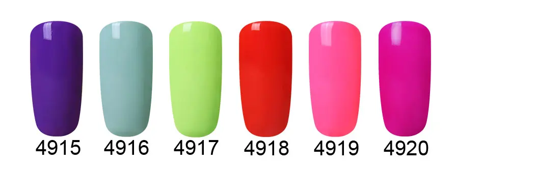 Elite99 10 мл Macaron цветной УФ гель лак для ногтей светодиодный Гель-лак для маникюра флуоресцентный дизайн ногтей гель для дизайна ногтей стойкий лак