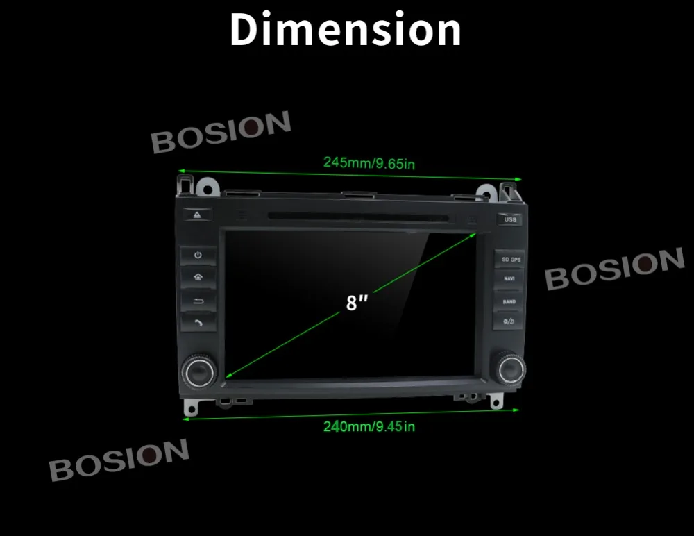 Top Android 9.0 Car DVD Player for Mercedes Benz B200 A B Class W169 W245 Viano Vito W639 Sprinter W906 Radio Multimedia GPS Navii 2