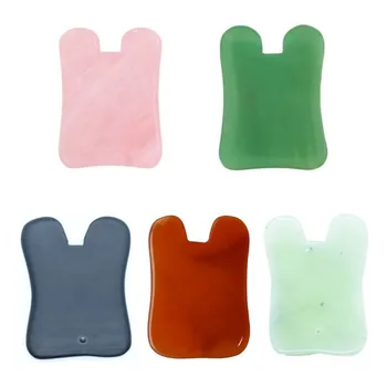 

Natural Jade Massagem Facial Slim Massage Relaxation Scraping Board Ston Scraping Tool Face Massager Wholesale Dropshipp
