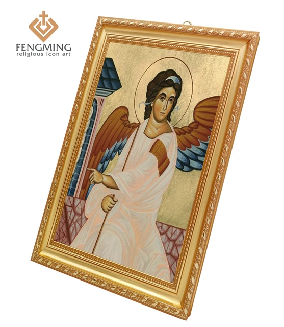 religious art prints plastic photo frames icon of the holy guardian