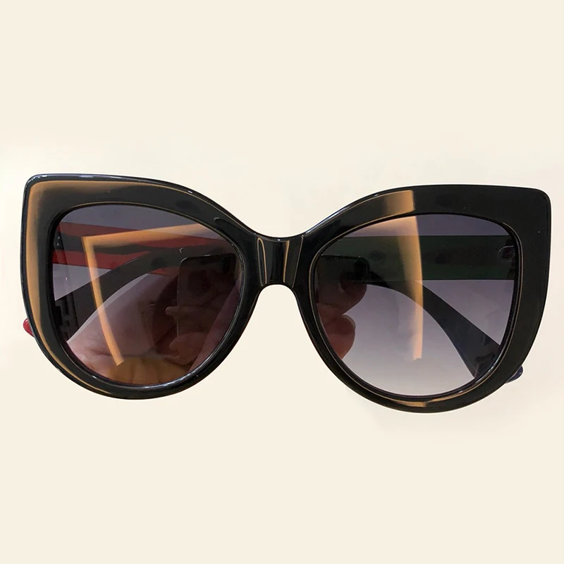 Кошачий глаз солнцезащитные очки для Для женщин Брендовая Дизайнерская обувь ацетат кадр UV400 защиты объектива оттенков с упаковочная