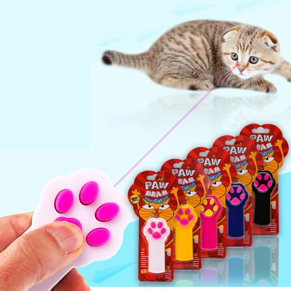 

New Portable Cat Supplies Led Infrared Laser Funny Cat Pen New Creative Cat Toy Footprints Paw Print Laser Funny Cat Stick