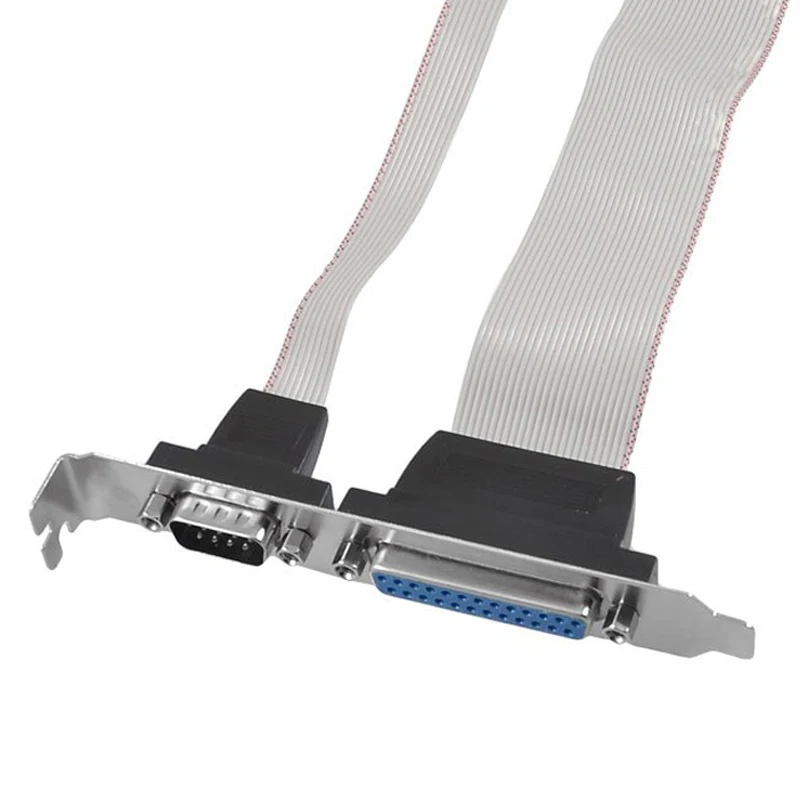 

Promotion! DB25 Female to IDC 26 Pin + DB 9 to IDC 10 Adapter Panel Slot Plate
