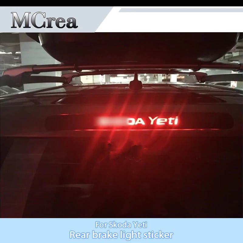 Стайлинг автомобиля MCrea черные наклейки из углеродного волокна на стоп-сигнал