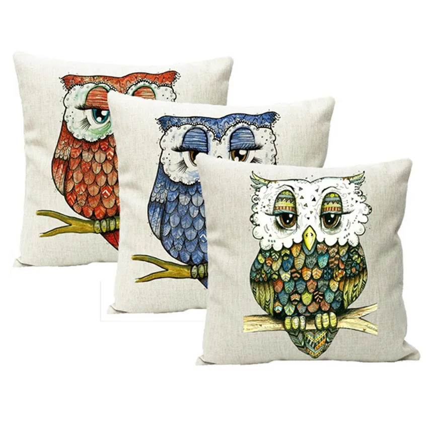 Ouneed New 1 PC Thanksgiving Day Cute Animal Pillow Cover ...