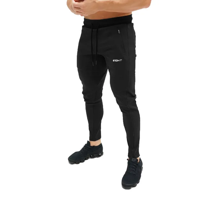 Casual Patchwork Pants Men Gym Fitness Trackpants Joggers Sweatpants Cotton Trousers Sport Training Pant Male Running Sportswear 4