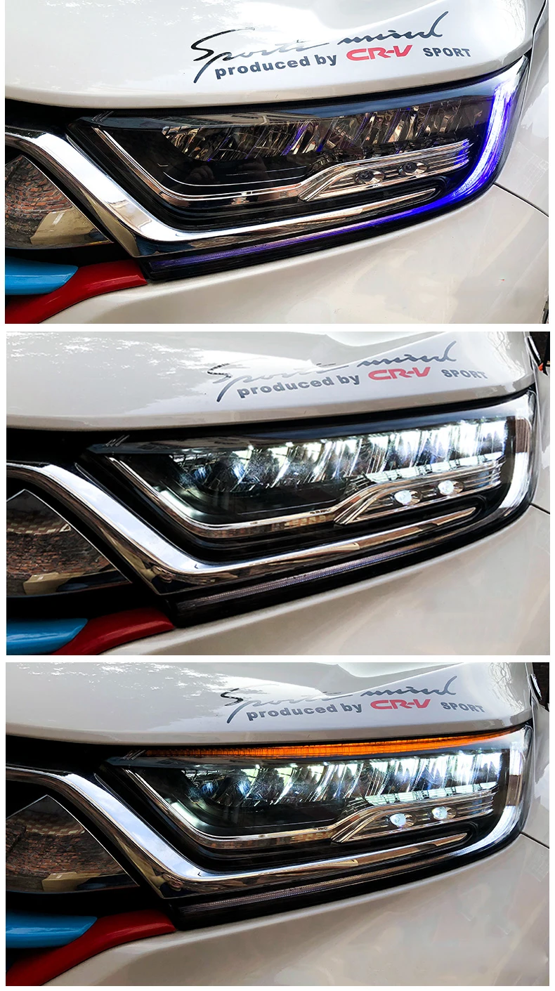 Стайлинга автомобилей Фара для Honda CRV фары CR-V светодиодный задний фонарь светодиодный вариант Ангел глаз Bi Xenon светодиодный луч