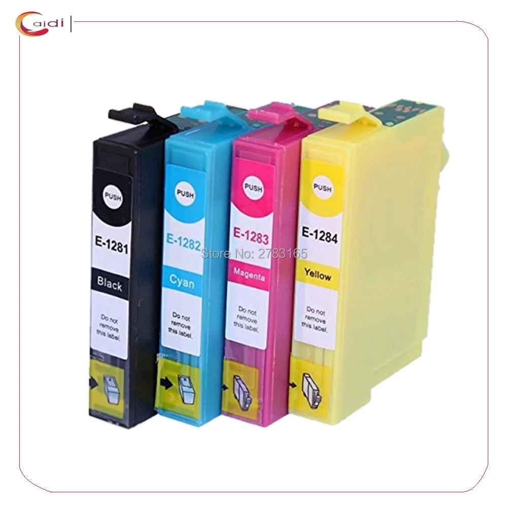 4 шт. картриджи для принтера epson Stylus S22 SX125 SX130 SX230 SX235W SX420W SX425W SX430W SX435W | Компьютеры и
