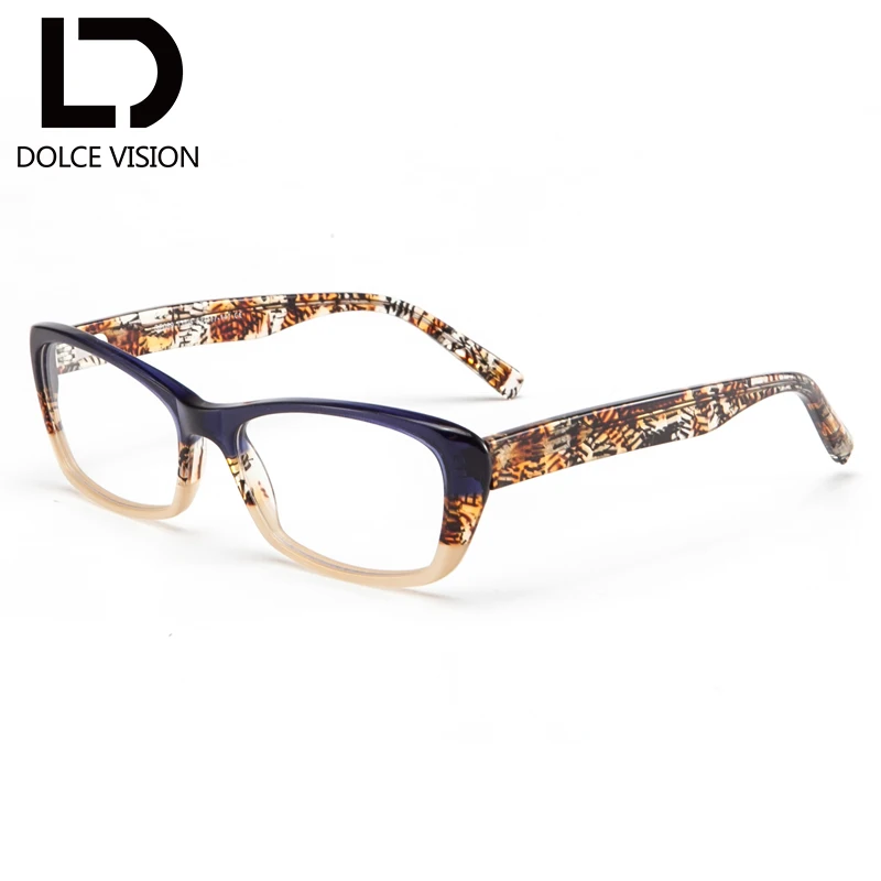 

DOLCE VISION Clear Lens Optical Glasses Women Fashion Photochromic Lens 1.67 Index Astigmatism Amber Degree Corrective Glasses
