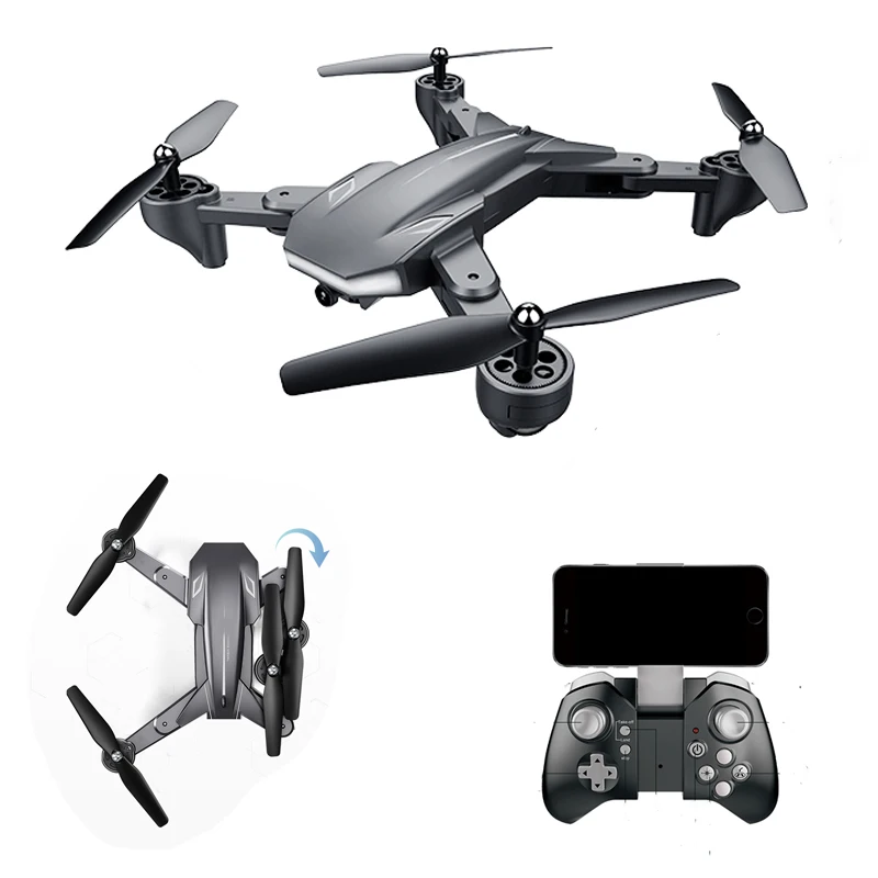 RC Helicopter Optical Flow Positioning cheap Rc Quadcopter with Dual Camera 2mp Wifi FPV Drone Gesture Control Dron birthday toy